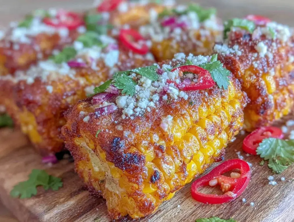 crispy mexican corn ribs - featured image