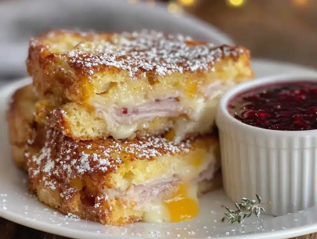 crispy monte cristo sandwich - featured image