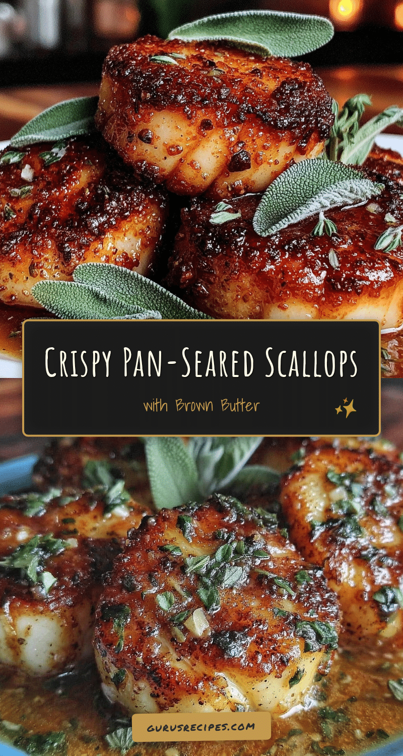 crispy pan-seared scallops recipe
