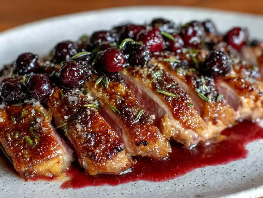 crispy roasted duck - featured image