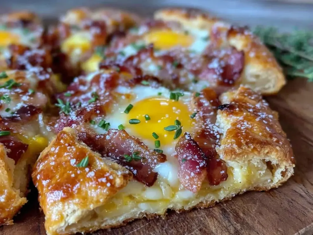 crispy savory breakfast galette - featured image
