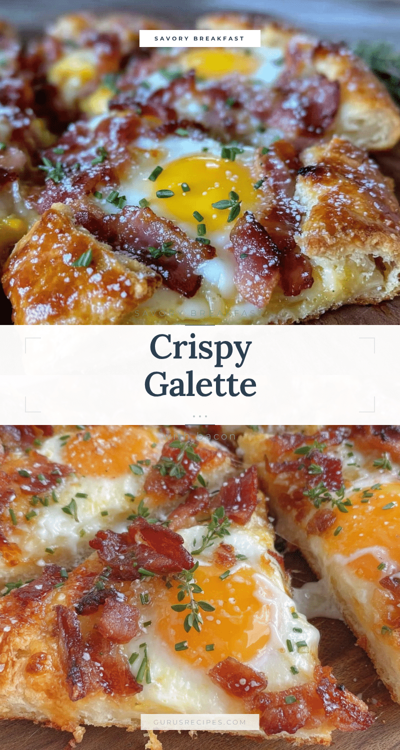 crispy savory breakfast galette recipe