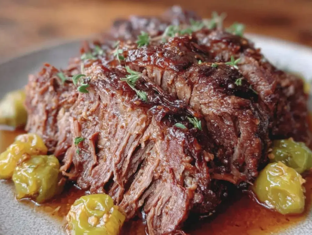 crockpot mississippi pot roast - featured image