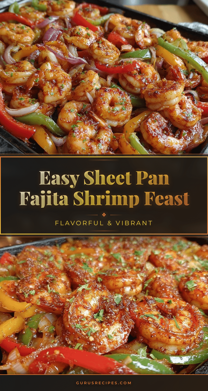 easy sheet pan fajita shrimp recipe