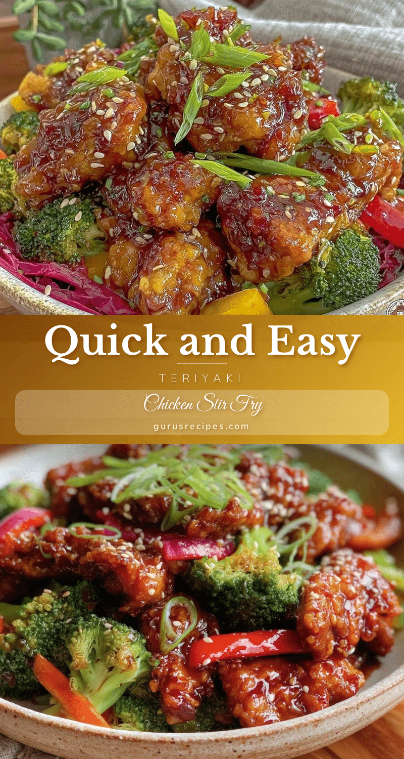 easy teriyaki chicken stir fry recipe