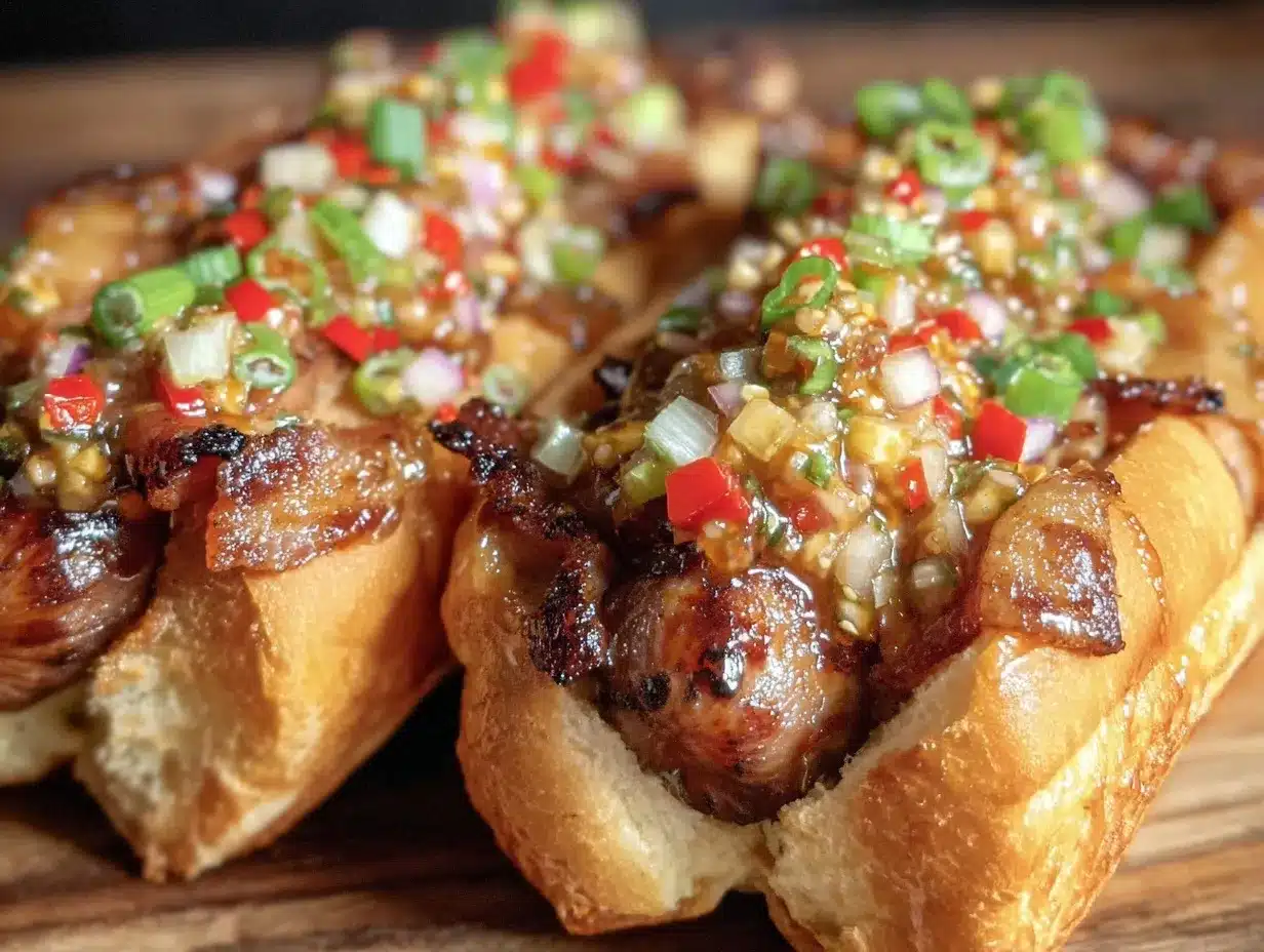 firecracker hot dogs preparation steps