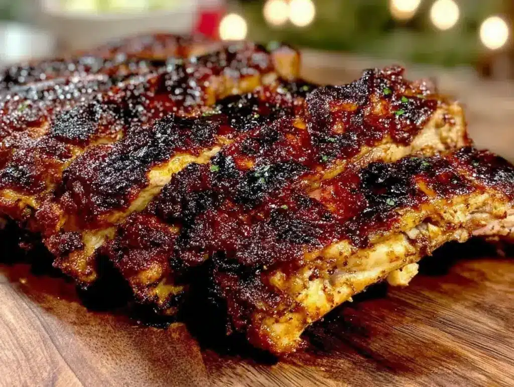 flavorful grilled BBQ ribs - featured image