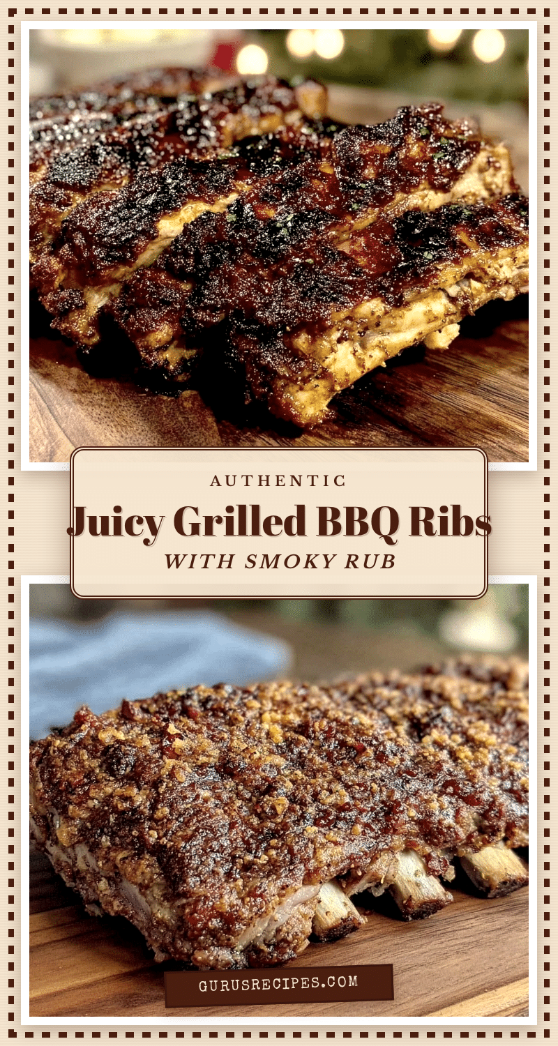 flavorful grilled BBQ ribs recipe