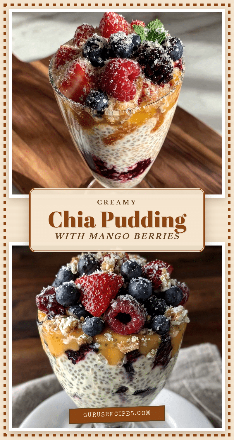 fresh chia pudding parfait recipe