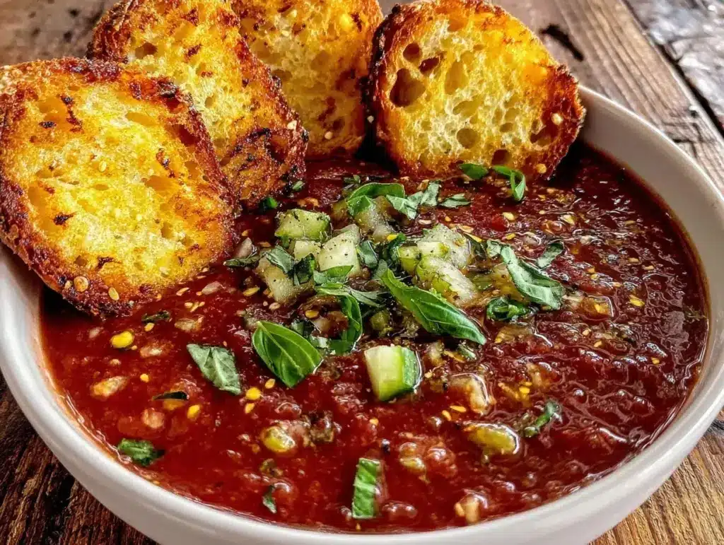 fresh chilled gazpacho - featured image