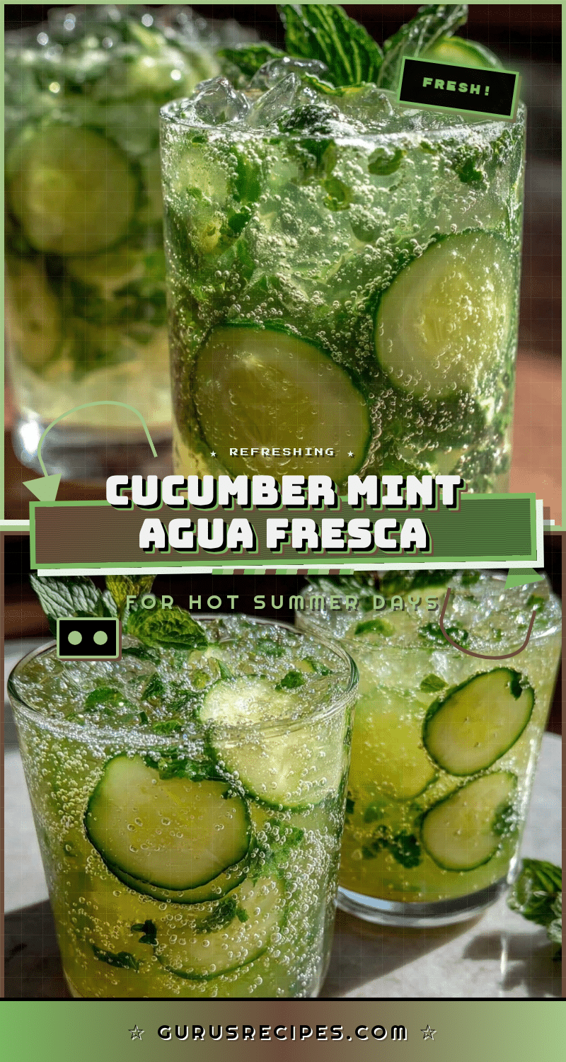 fresh cucumber mint agua fresca recipe