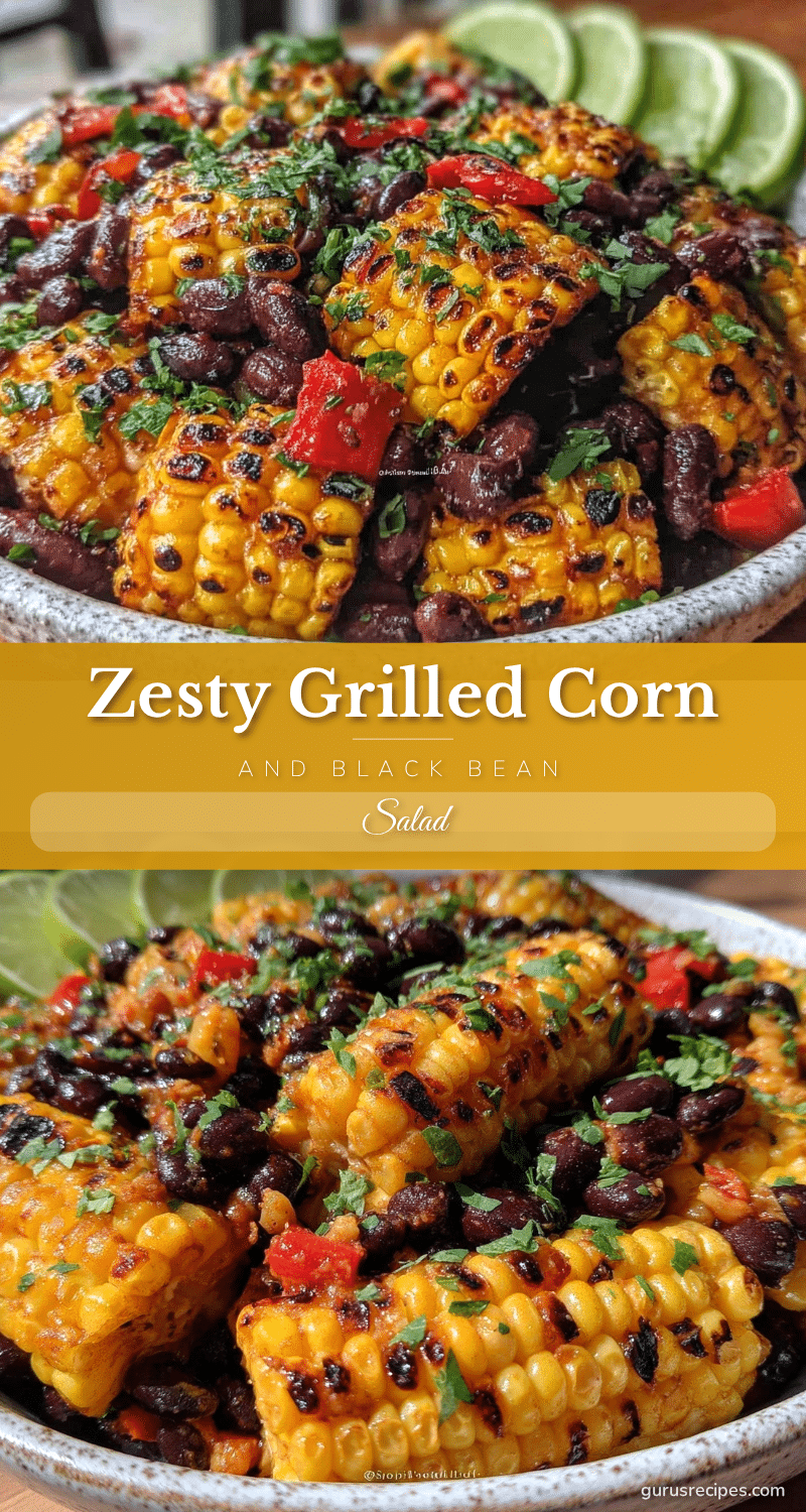 fresh grilled corn and black bean salad recipe