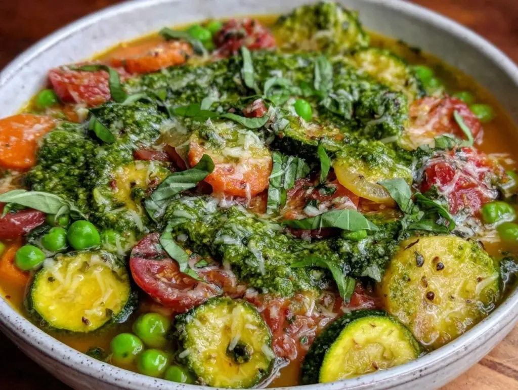 fresh light spring minestrone - featured image