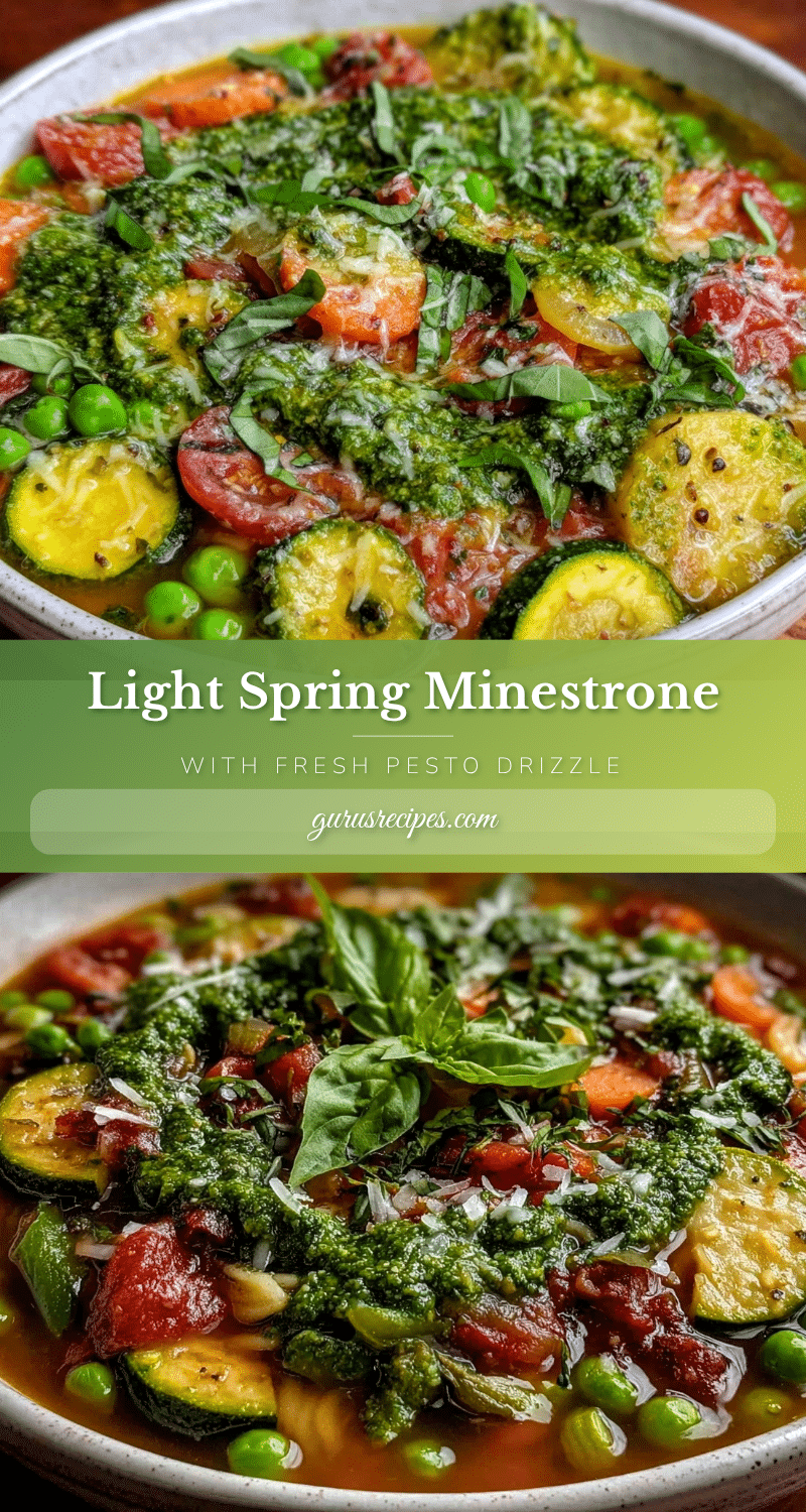 fresh light spring minestrone recipe