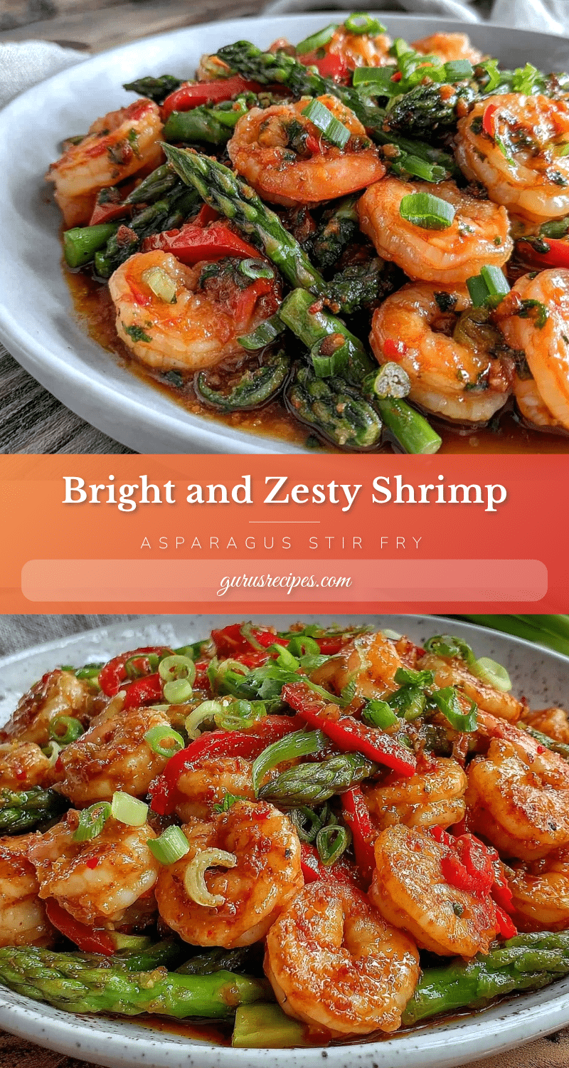 fresh light spring shrimp and asparagus stir fry recipe