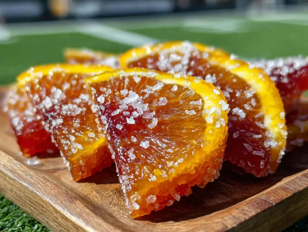 fresh orange slice gummy treats - featured image