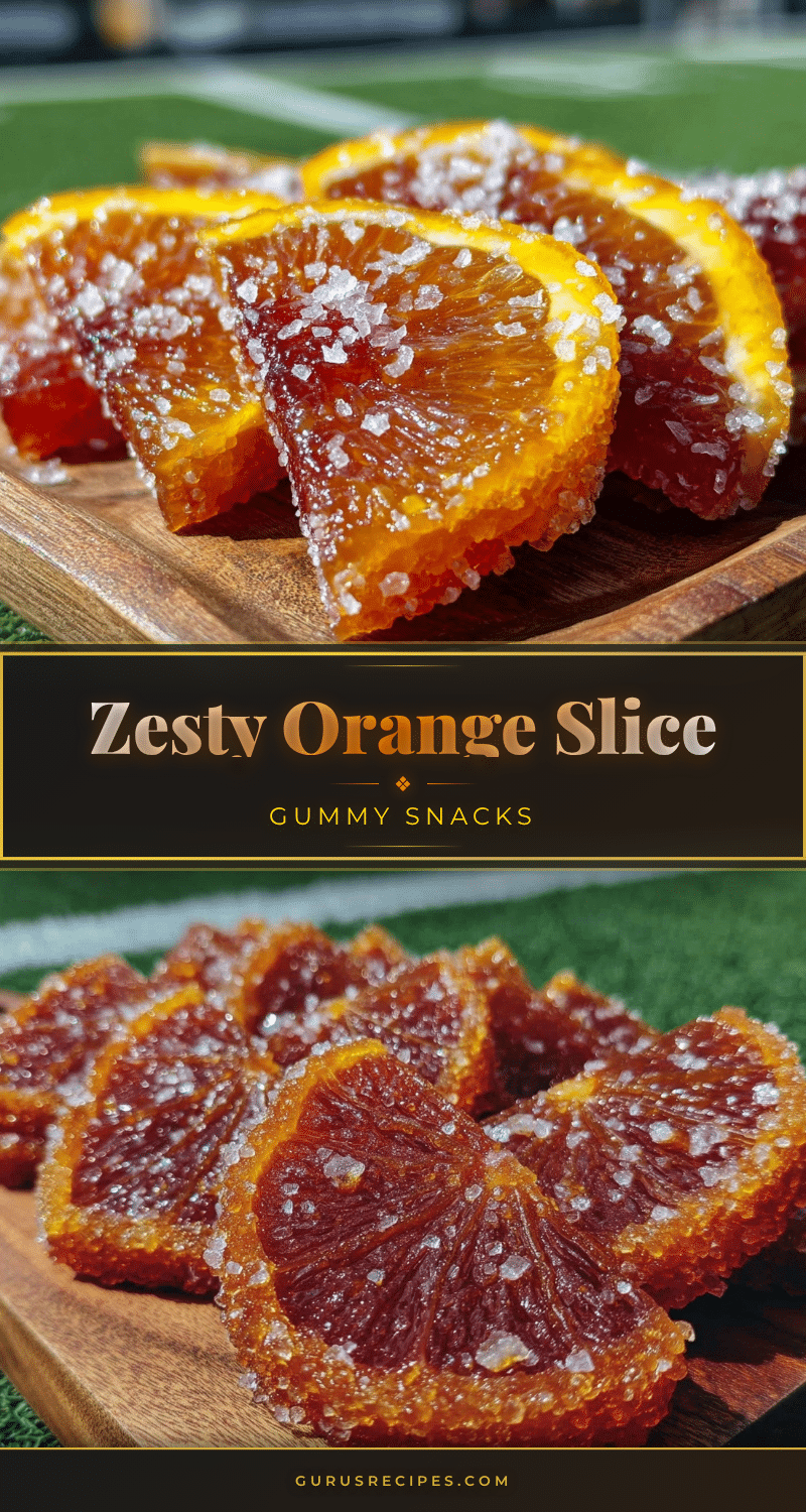 fresh orange slice gummy treats recipe