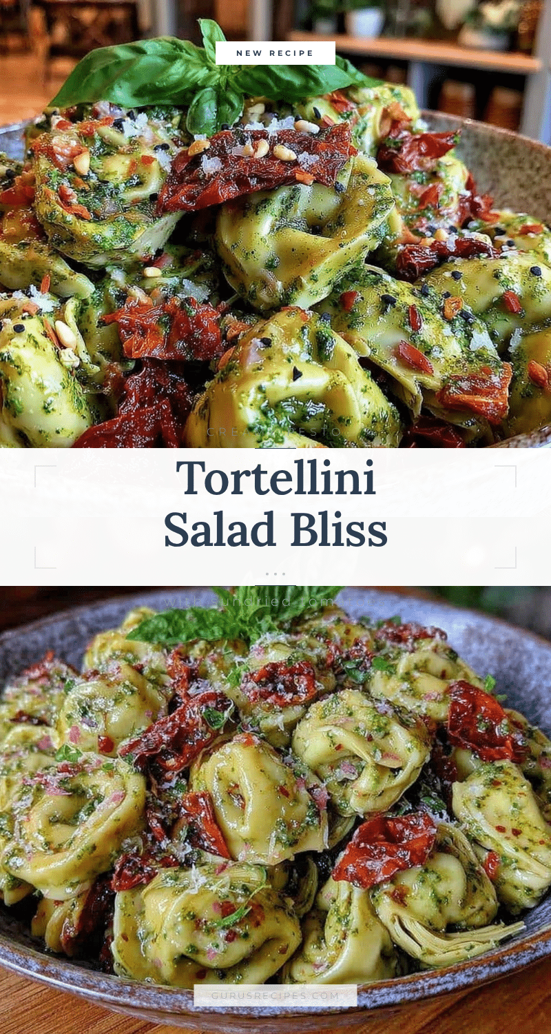 fresh pesto tortellini salad recipe