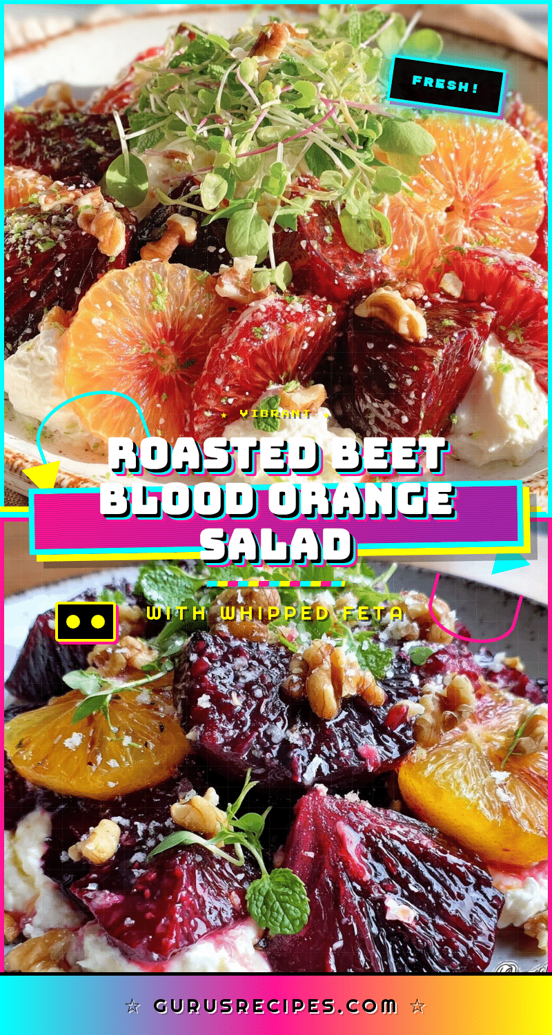 fresh roasted beet and blood orange salad recipe