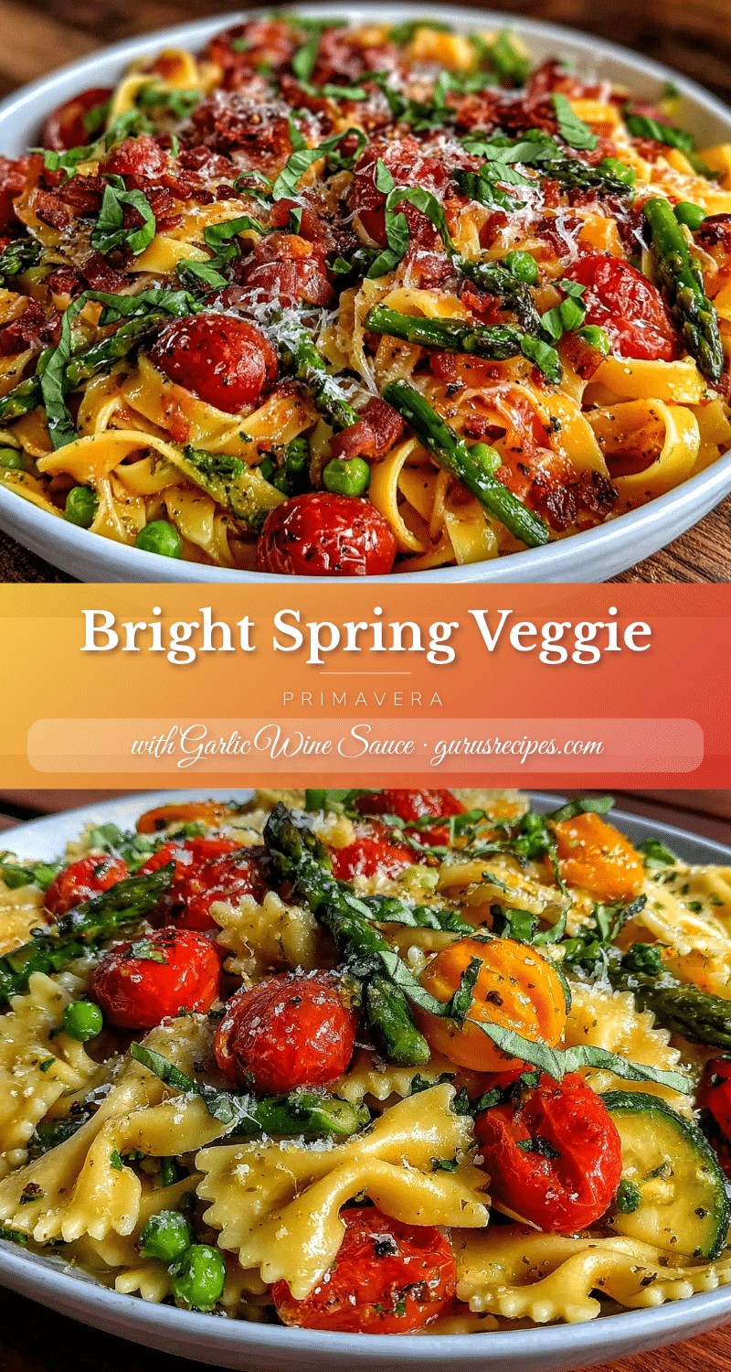 Fresh Spring Veggie Primavera recipe