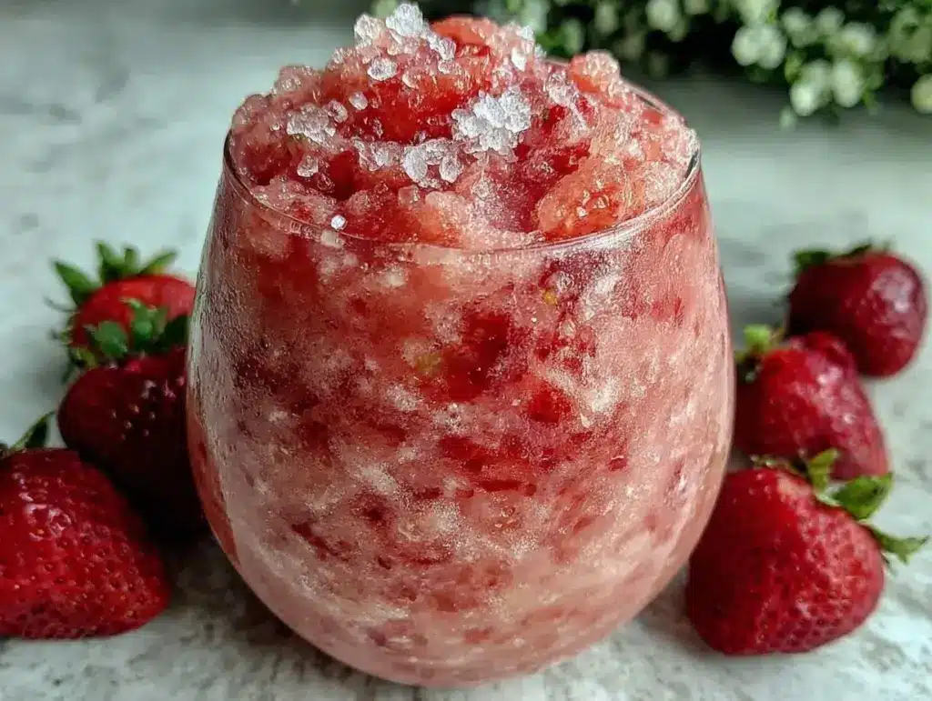 frozen frosé slushie - featured image