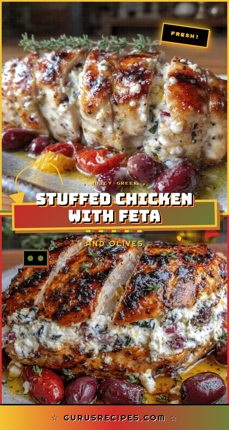 Greek stuffed chicken breast recipe
