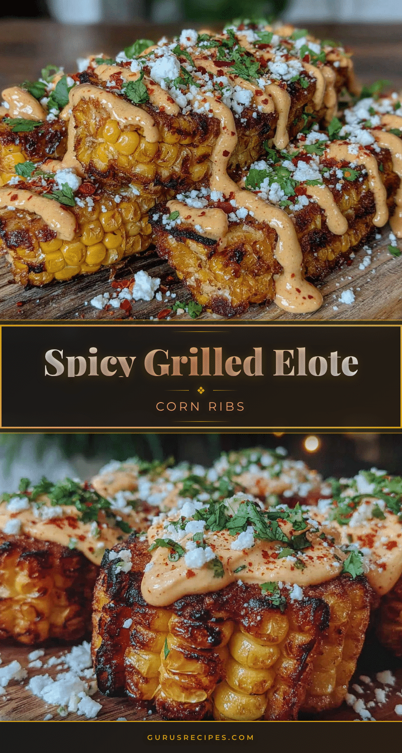 grilled elote-style corn ribs recipe