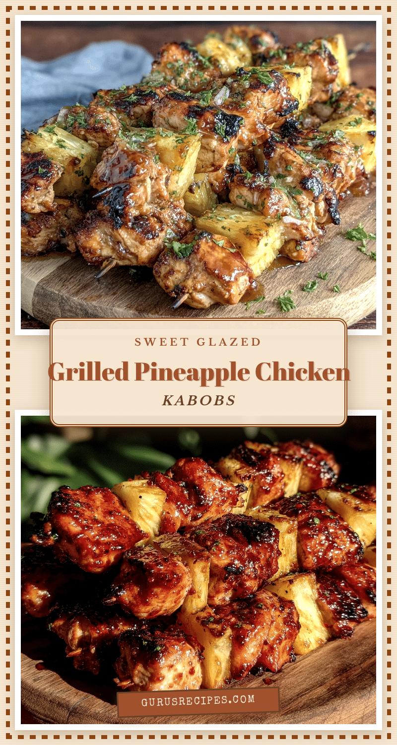 grilled pineapple chicken kabobs recipe