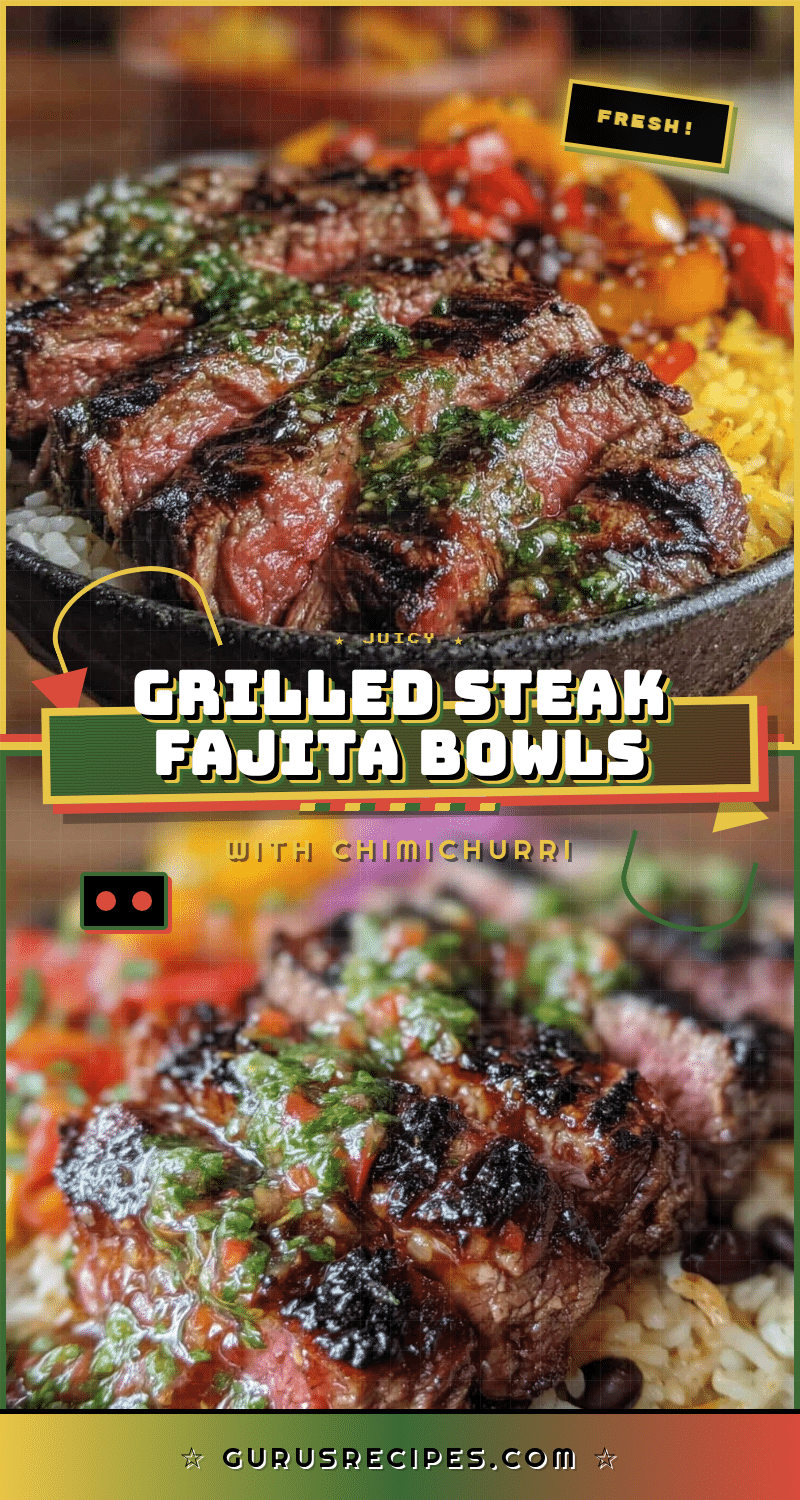 grilled steak fajita bowls recipe