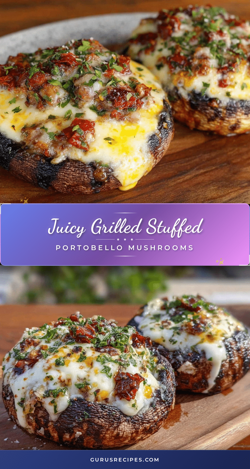 grilled stuffed portobello mushrooms recipe