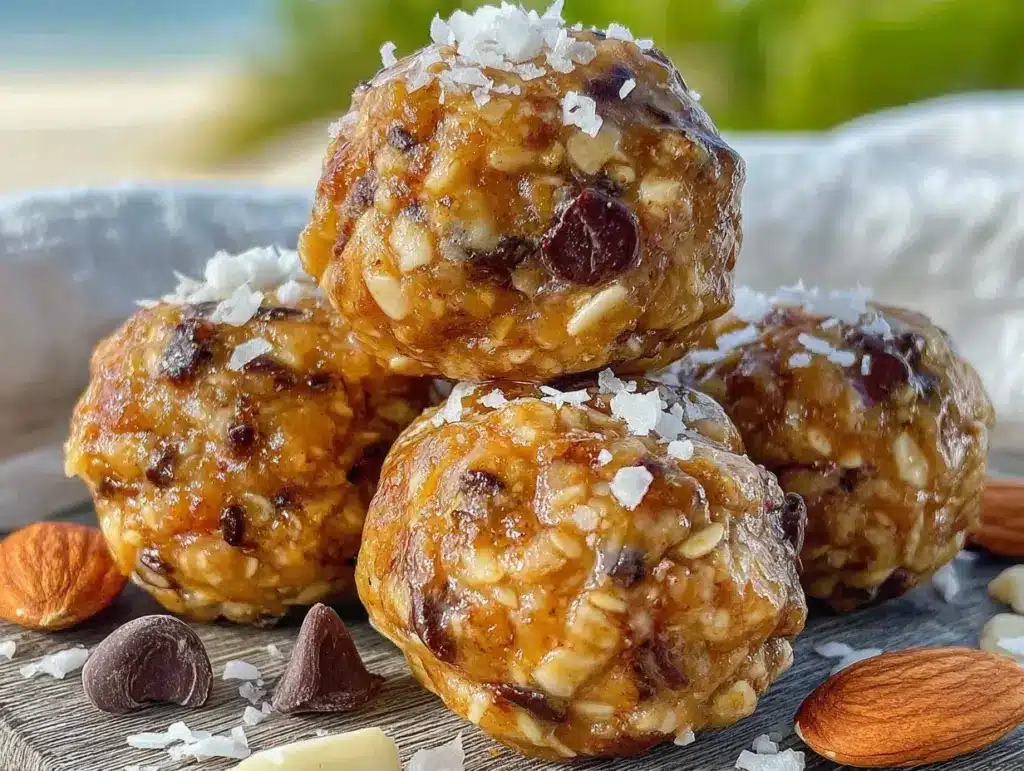 Healthy No-Bake Energy Bite Protein Balls - featured image