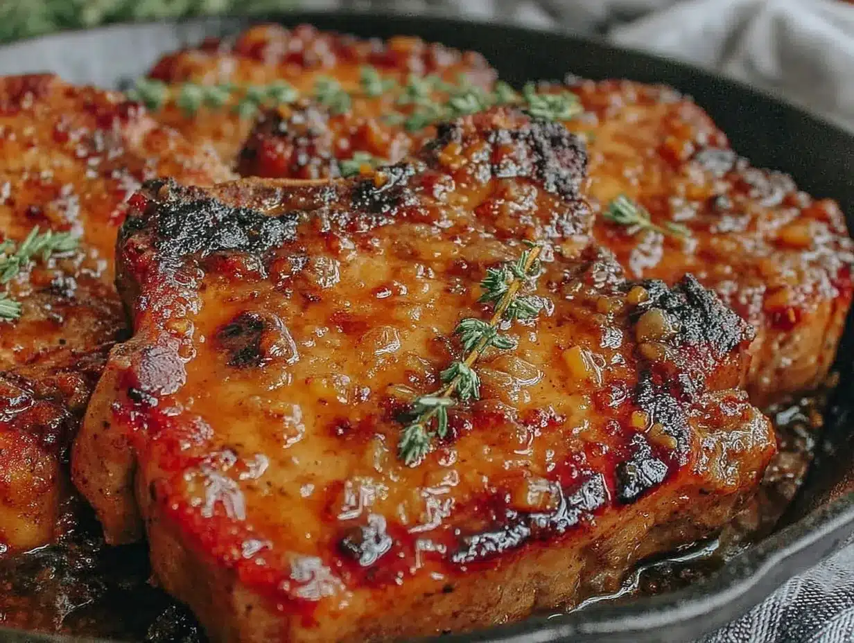 honey garlic pork chops preparation steps
