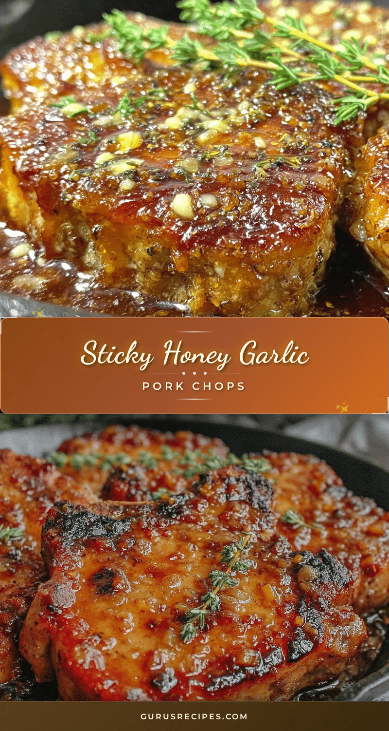 honey garlic pork chops recipe