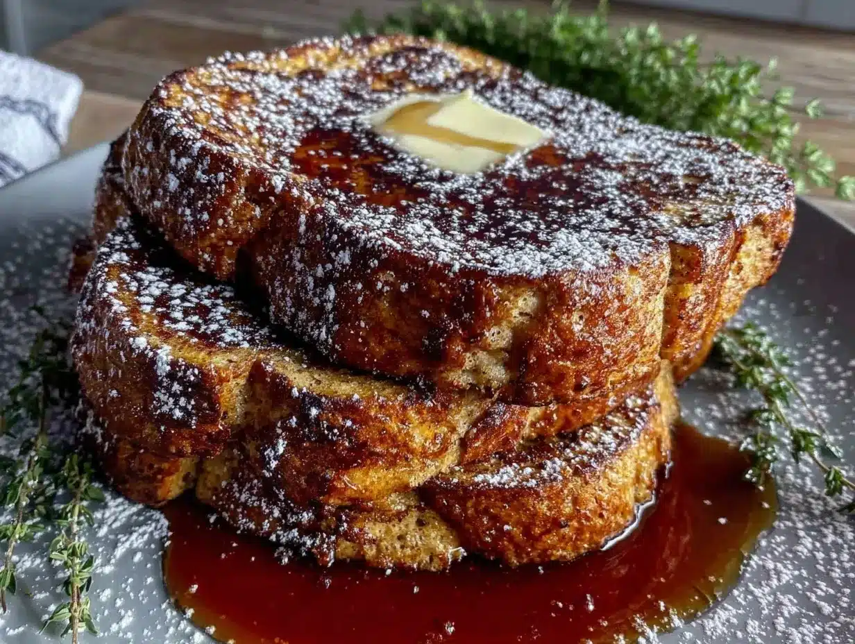 Irish soda bread French toast preparation steps