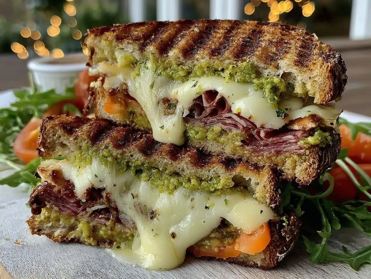 italian pressed picnic sandwich preparation steps