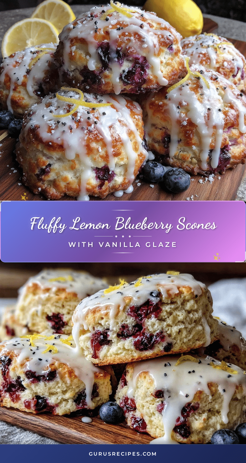 lemon blueberry scones recipe