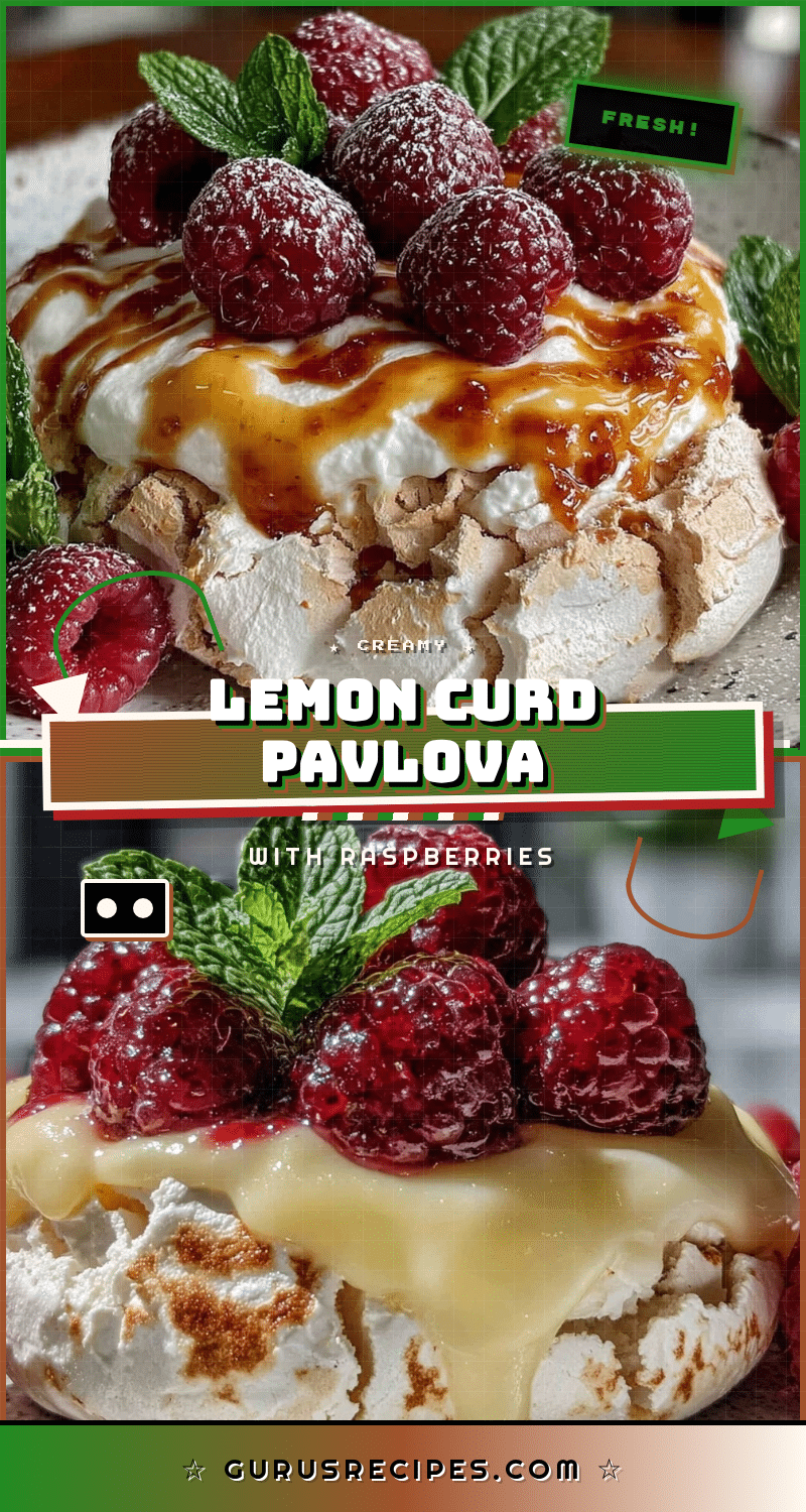lemon curd pavlova recipe