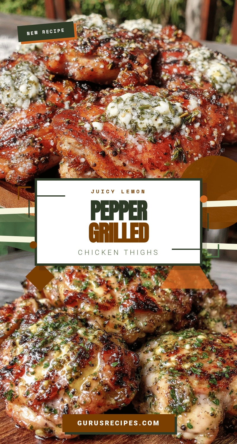 lemon pepper grilled chicken thighs recipe