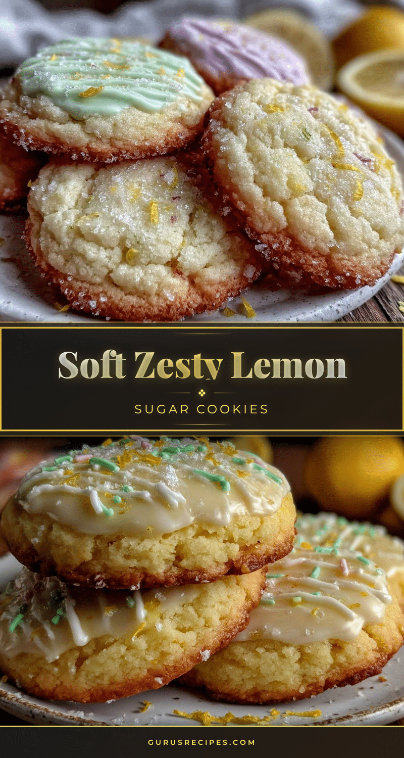 lemon sugar cookies recipe