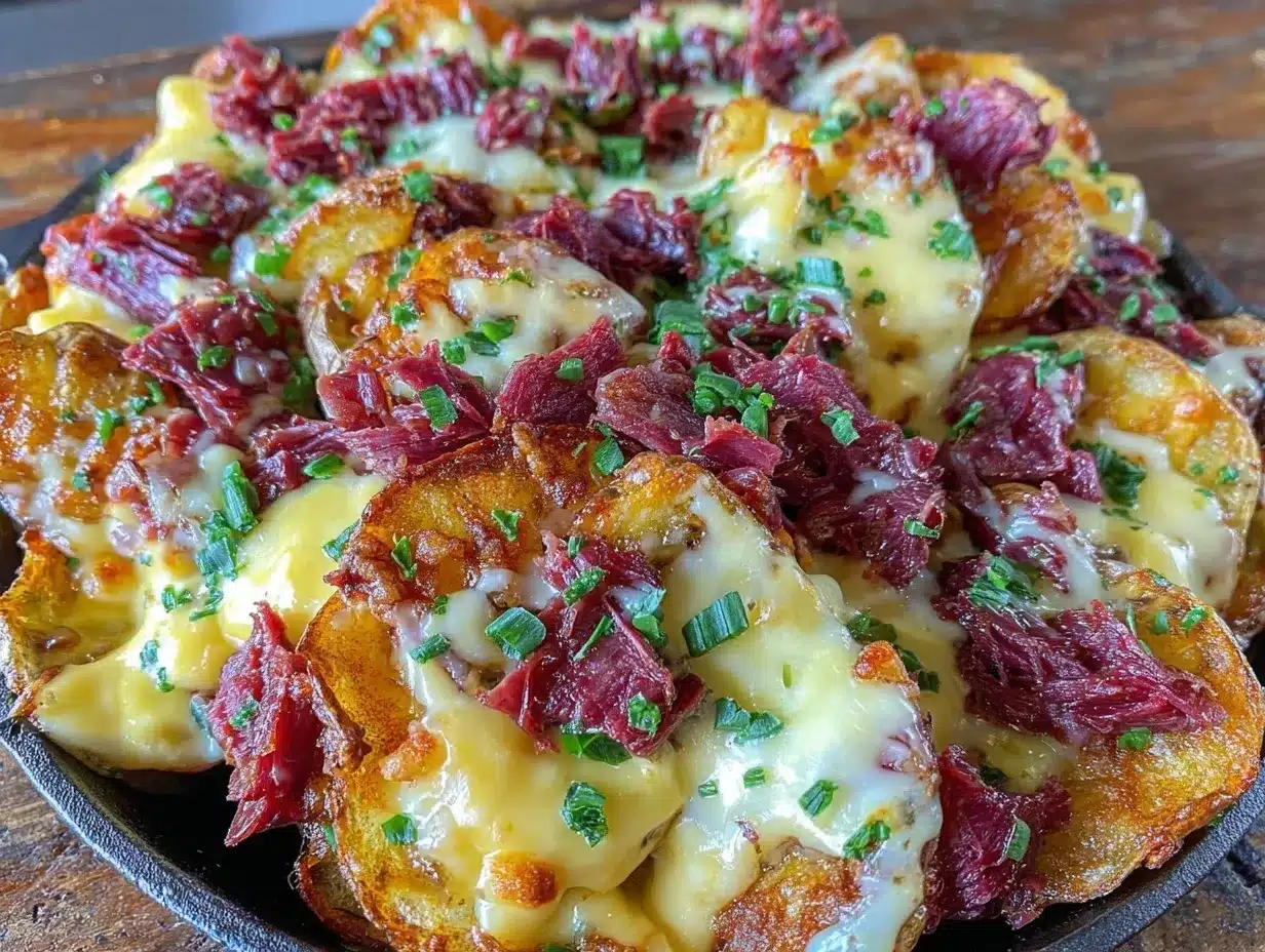 loaded Irish nachos preparation steps
