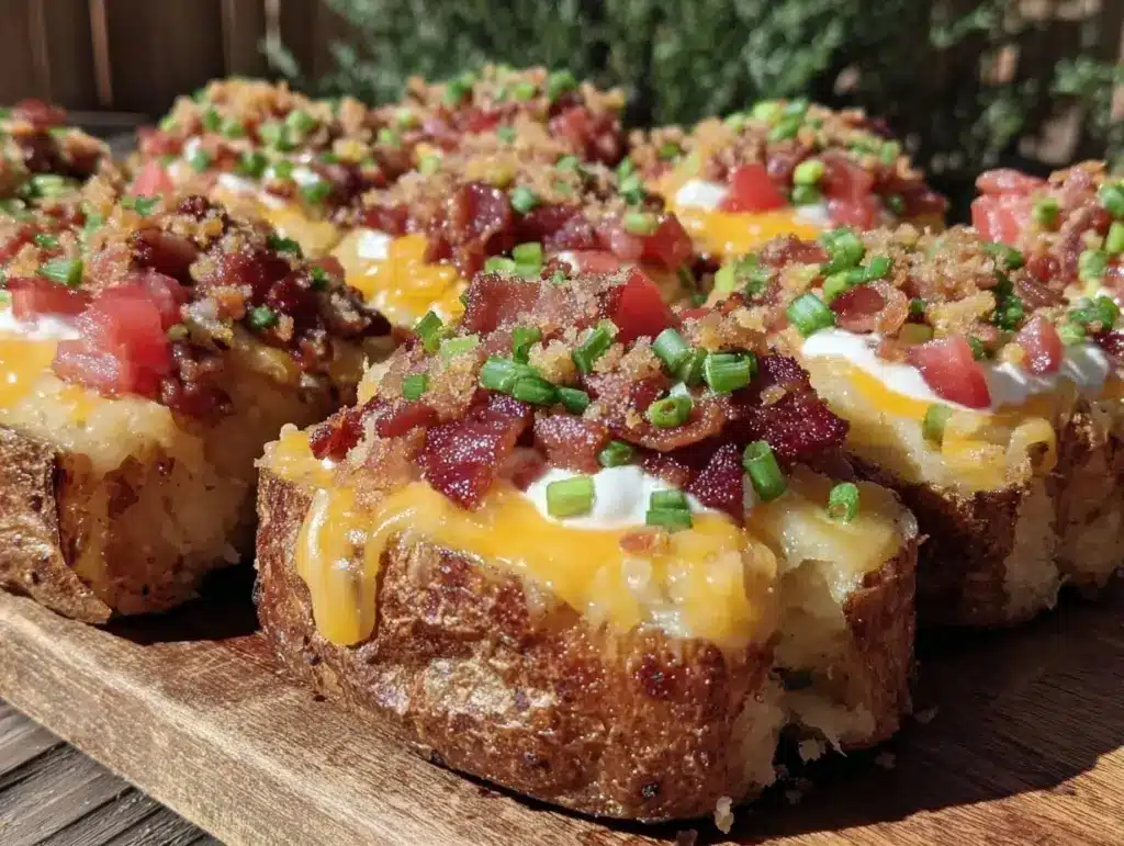 loaded potato bar recipe - featured image