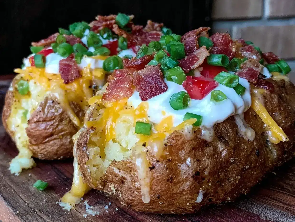 loaded potato bar recipe preparation steps