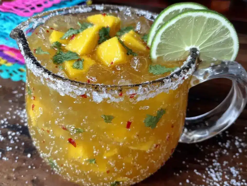 mango habanero margarita pitcher - featured image