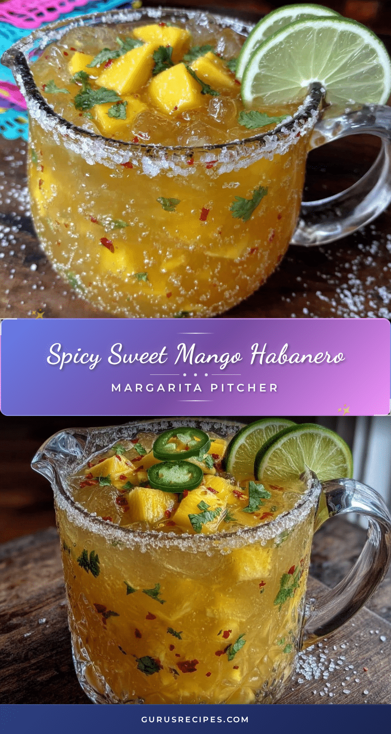 mango habanero margarita pitcher recipe