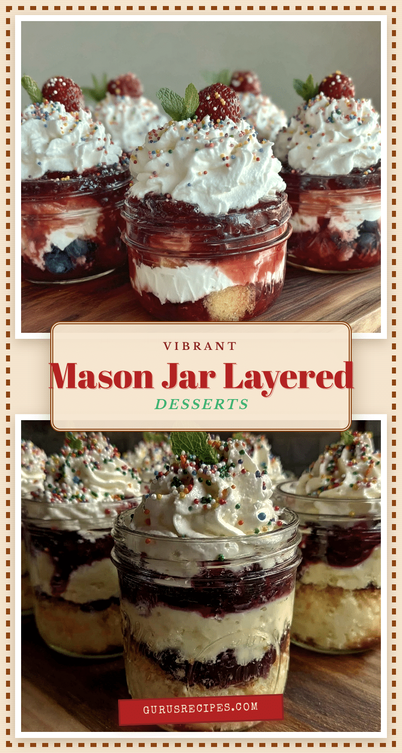 mason jar layered desserts recipe