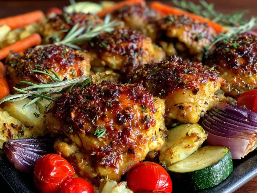 Mediterranean Sheet Pan Chicken - featured image