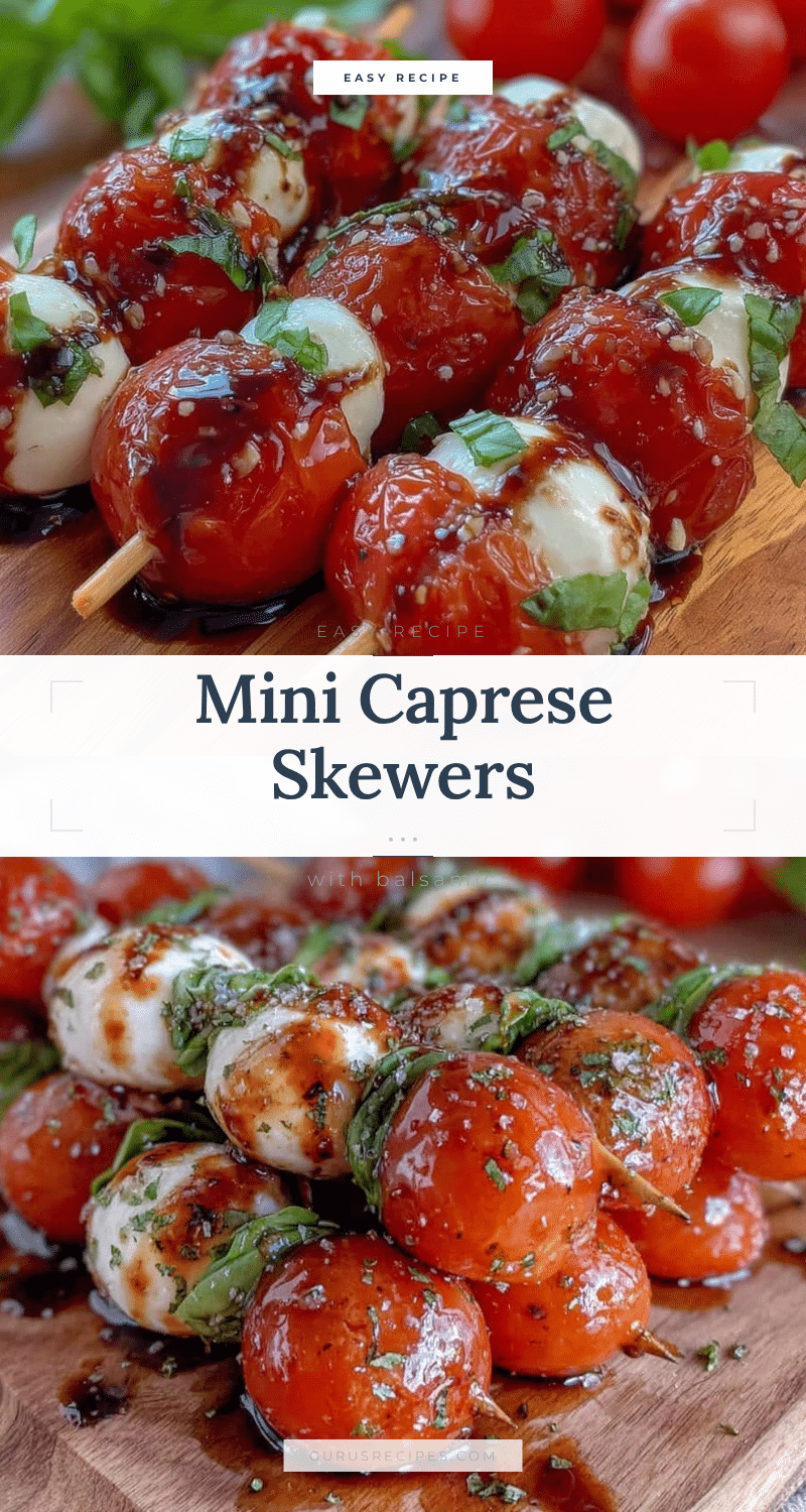 mini caprese skewers recipe