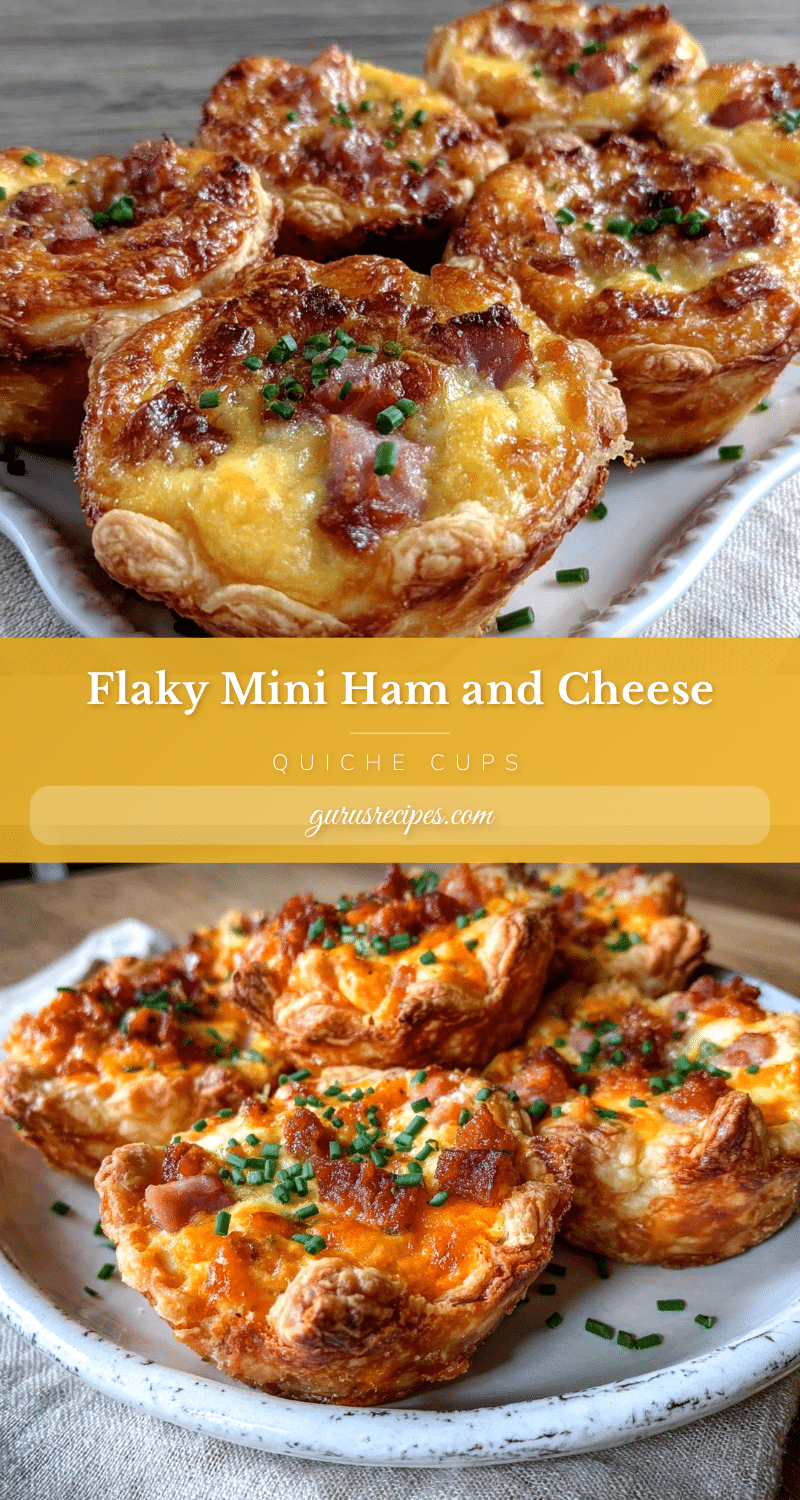 mini ham and cheese quiche cups recipe
