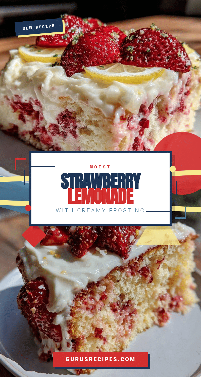 moist strawberry lemonade cake recipe