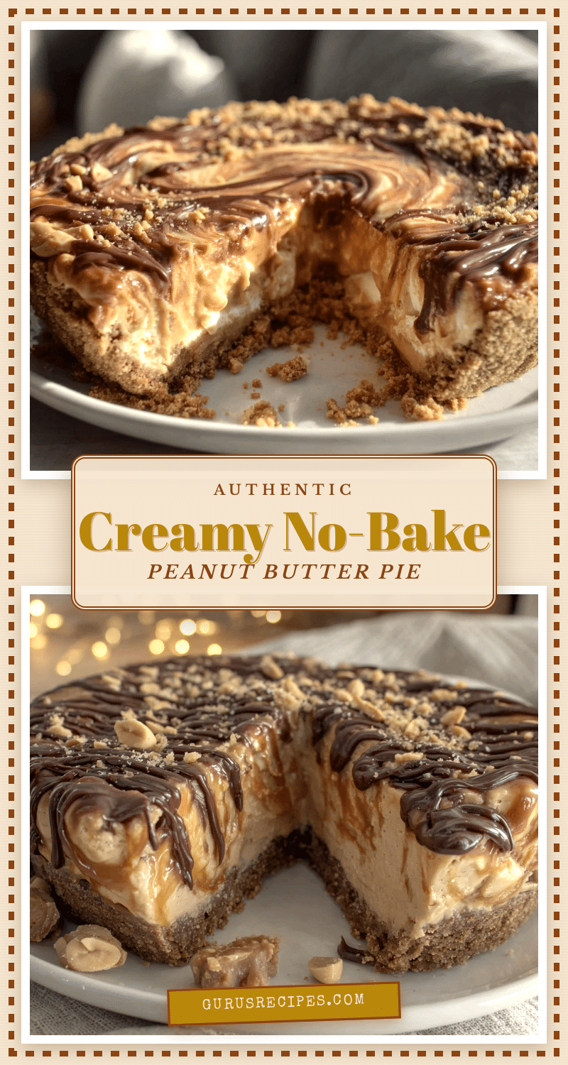no bake peanut butter pie recipe
